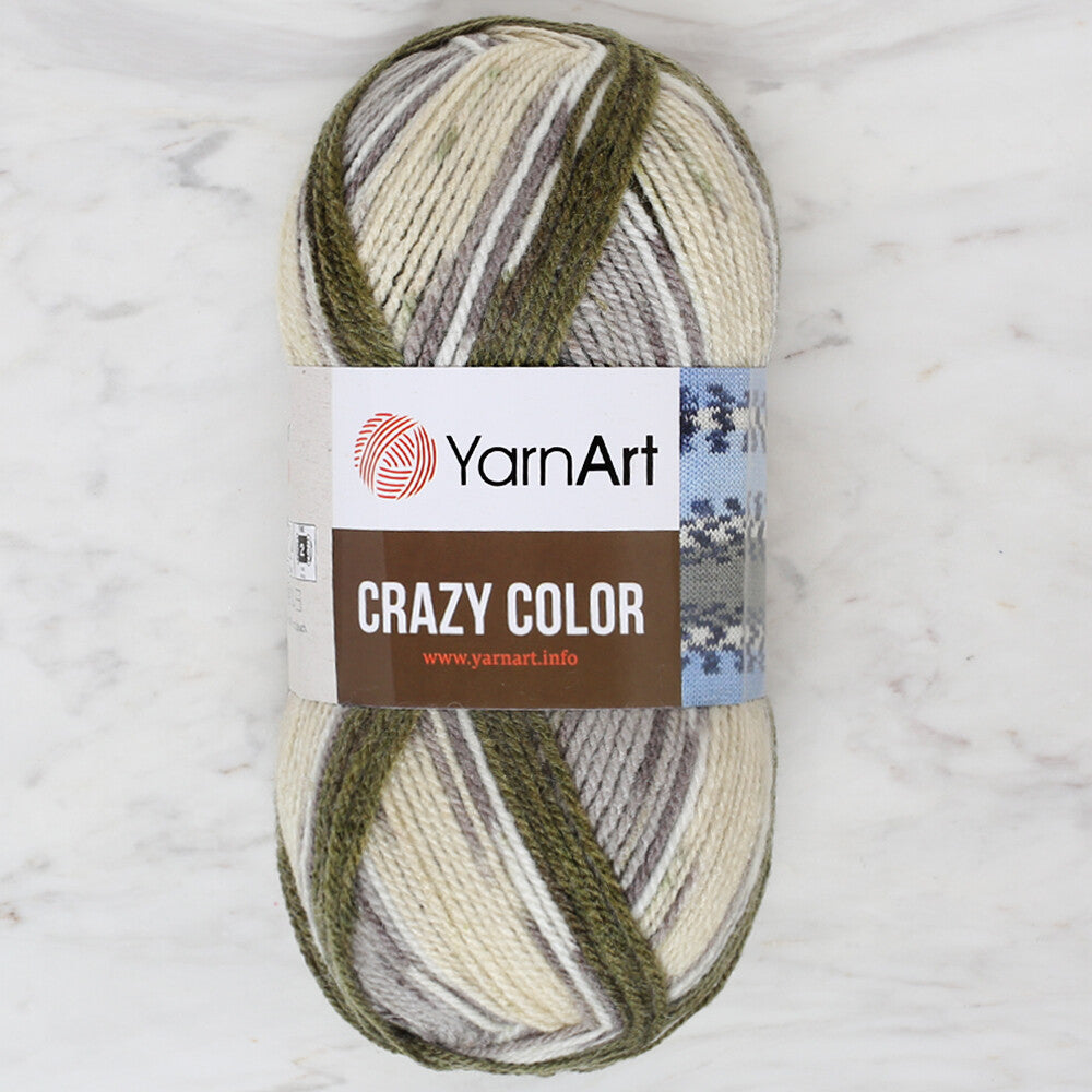 YarnArt Crazy Color Ebruli El Örgü İpi - 15999