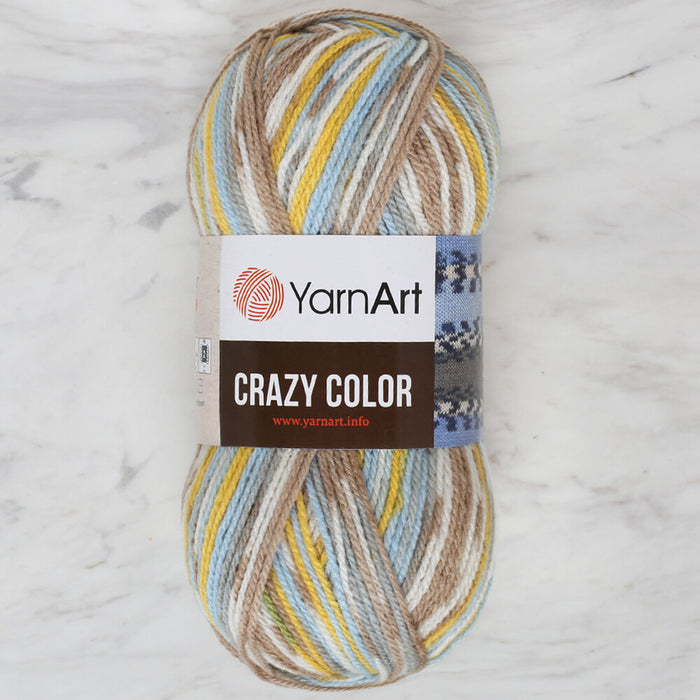 YarnArt Crazy Color Ebruli El Örgü İpi - 180