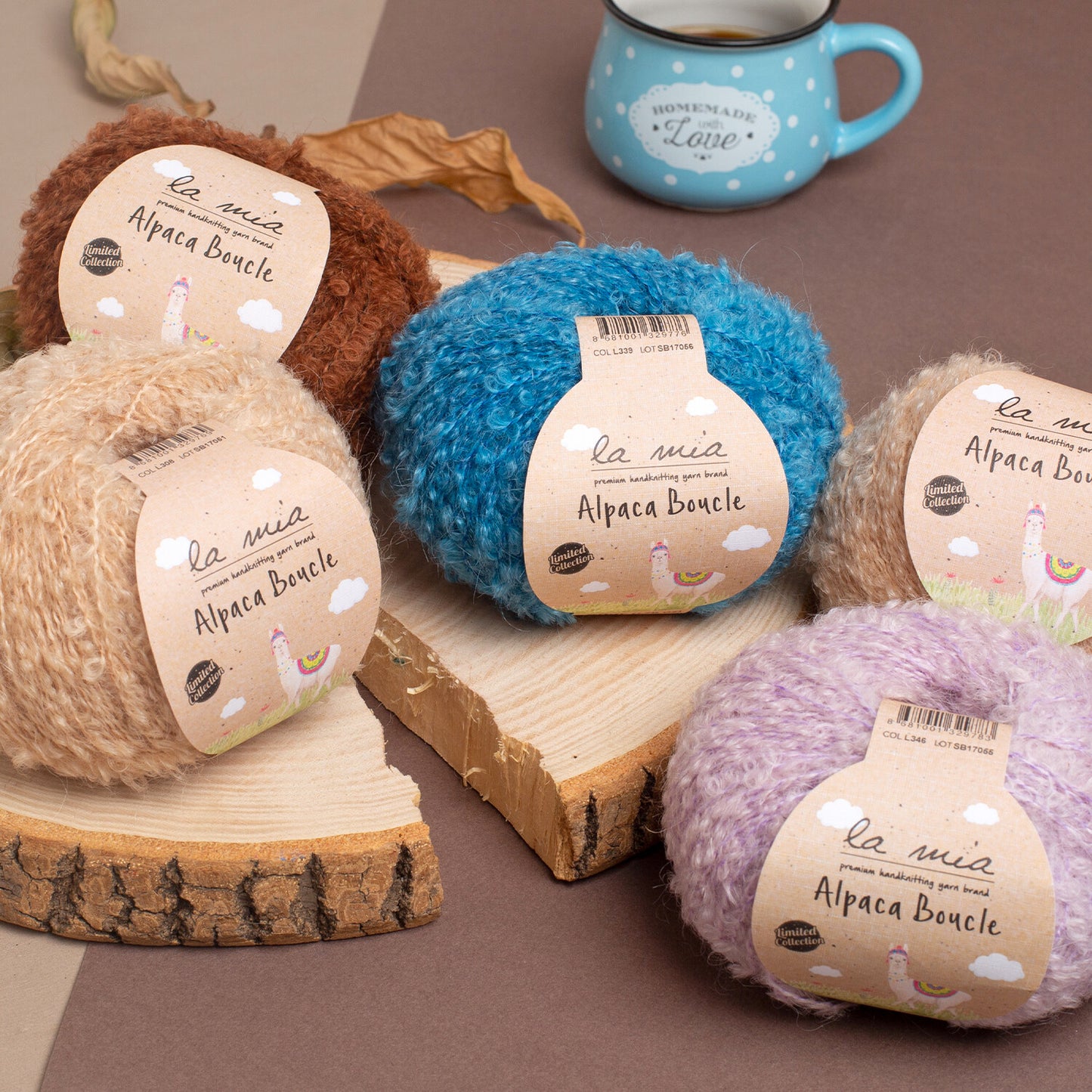 La Mia Alpaca Boucle 50 Gr Siyah El Örgü İpi - L307