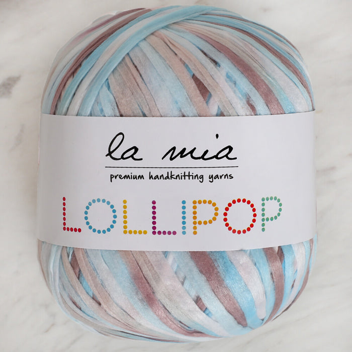 La Mia Lollipop Ebruli Yumuşak Kağıt El Örgü İpliği - LL009 