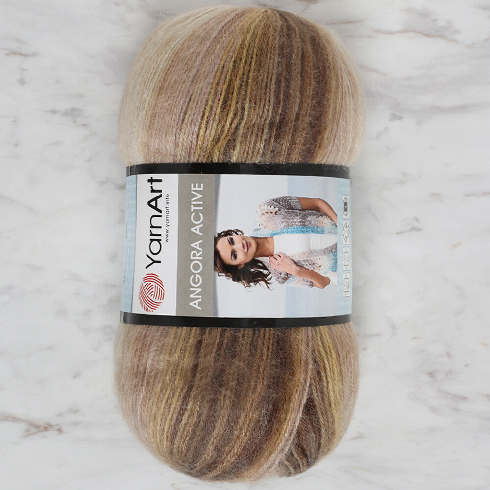 YarnArt Angora Active Ebruli El Örgü İpi - 843