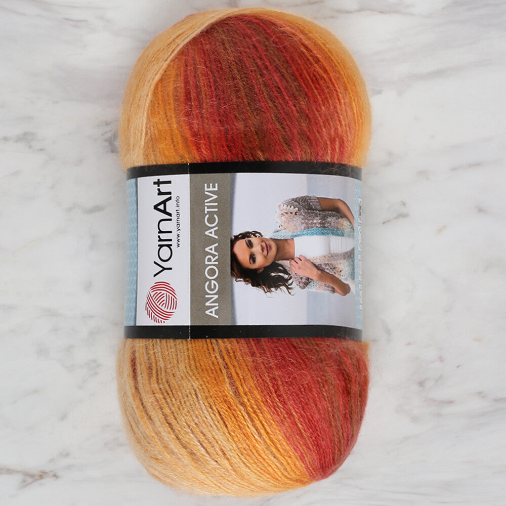 YarnArt Angora Active Ebruli El Örgü İpi - 844