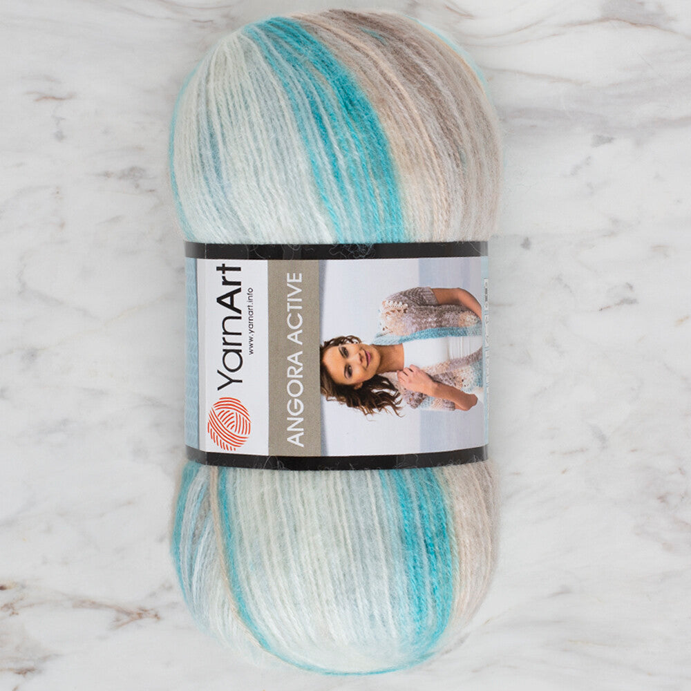 YarnArt Angora Active Ebruli El Örgü İpi - 852
