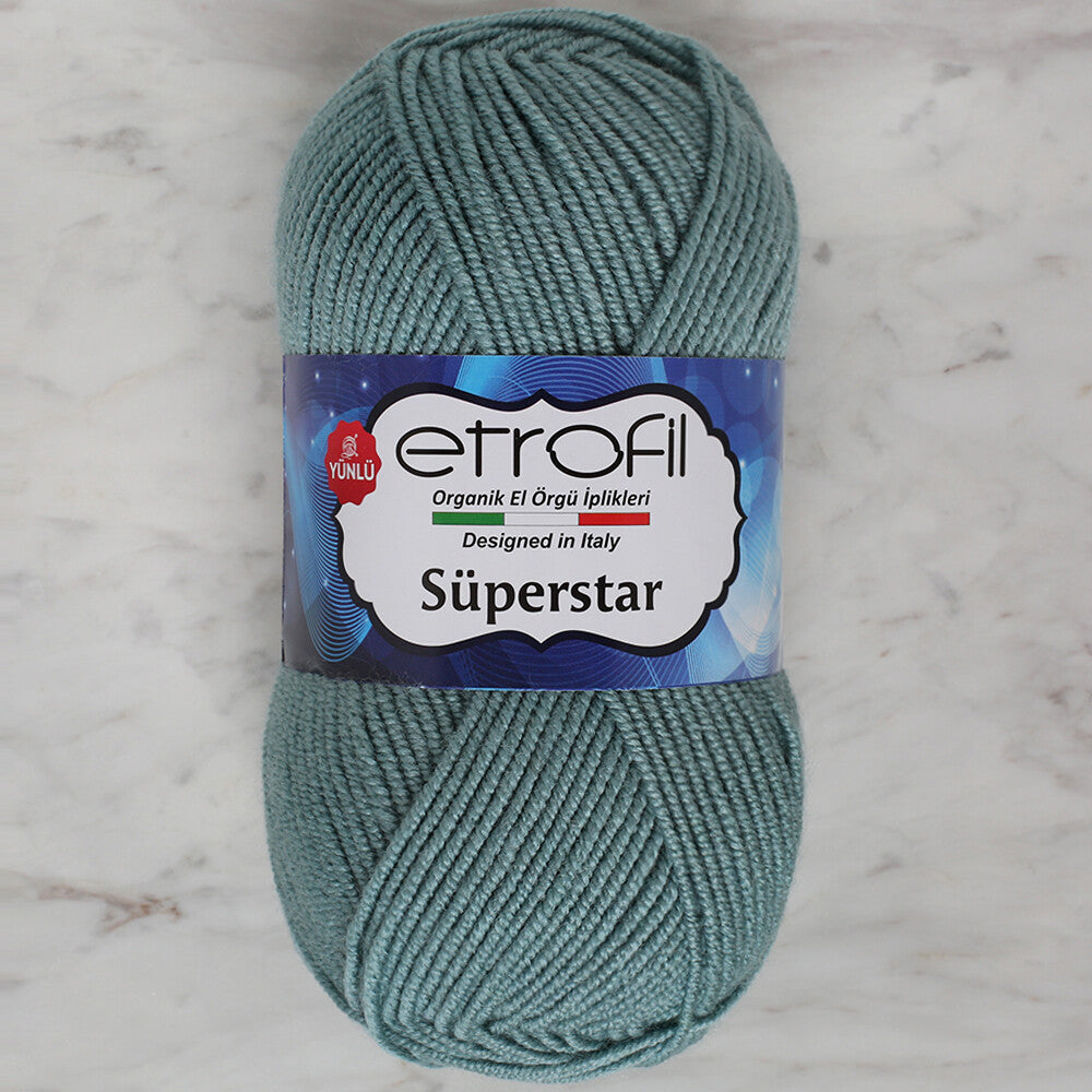 Etrofil Süperstar Yeşil El Örgü İpi - 74064