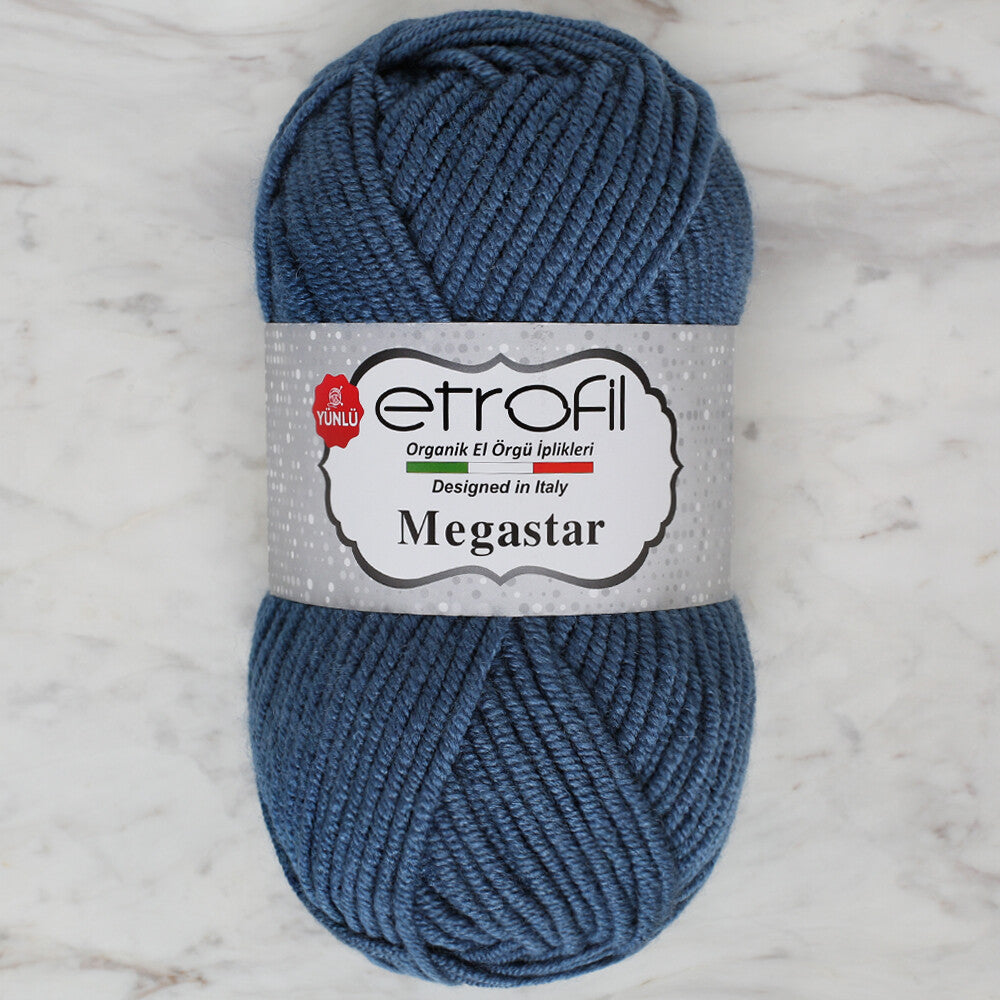 Etrofil Megastar Petrol Mavisi El Örgü İpi - 75096