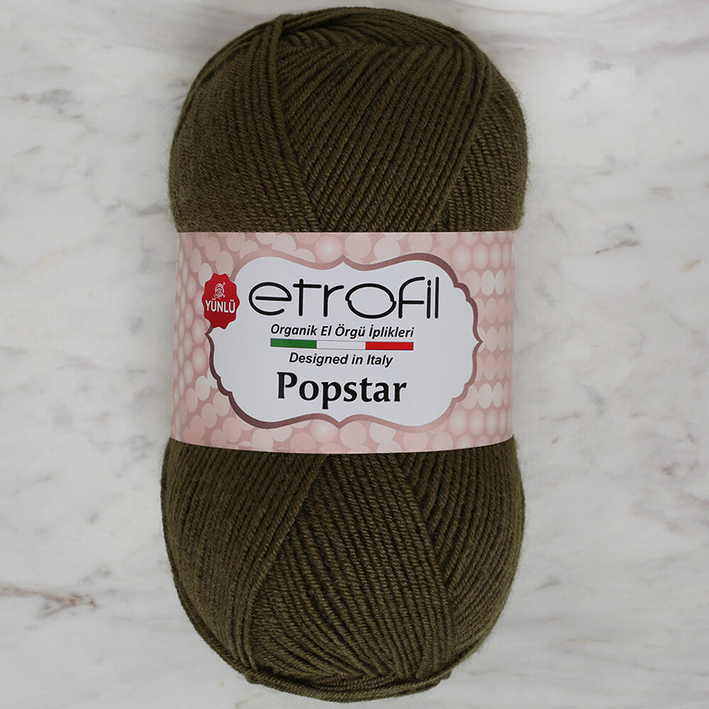 Etrofil Popstar Haki El Örgü İpi - 74065
