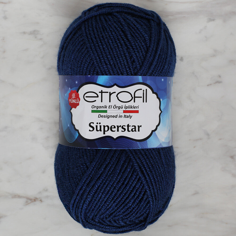Etrofil Süperstar Lacivert El Örgü İpi - 75095
