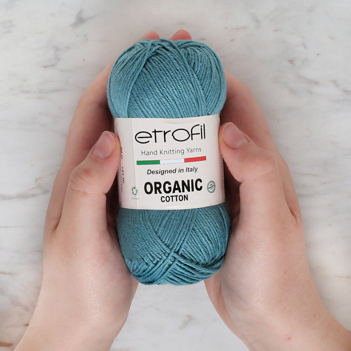 Etrofil Organic Cotton 50gr Koyu Mavi El Örgü İpi - EB052