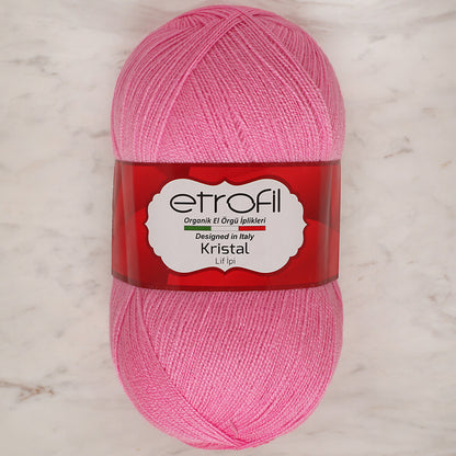 Etrofil Kristal Pembe El Örgü İpi - 12014