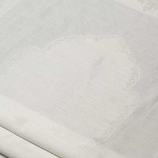 Loren Seccade Etamin Kumaşı 80x130 cm Beyaz-02 