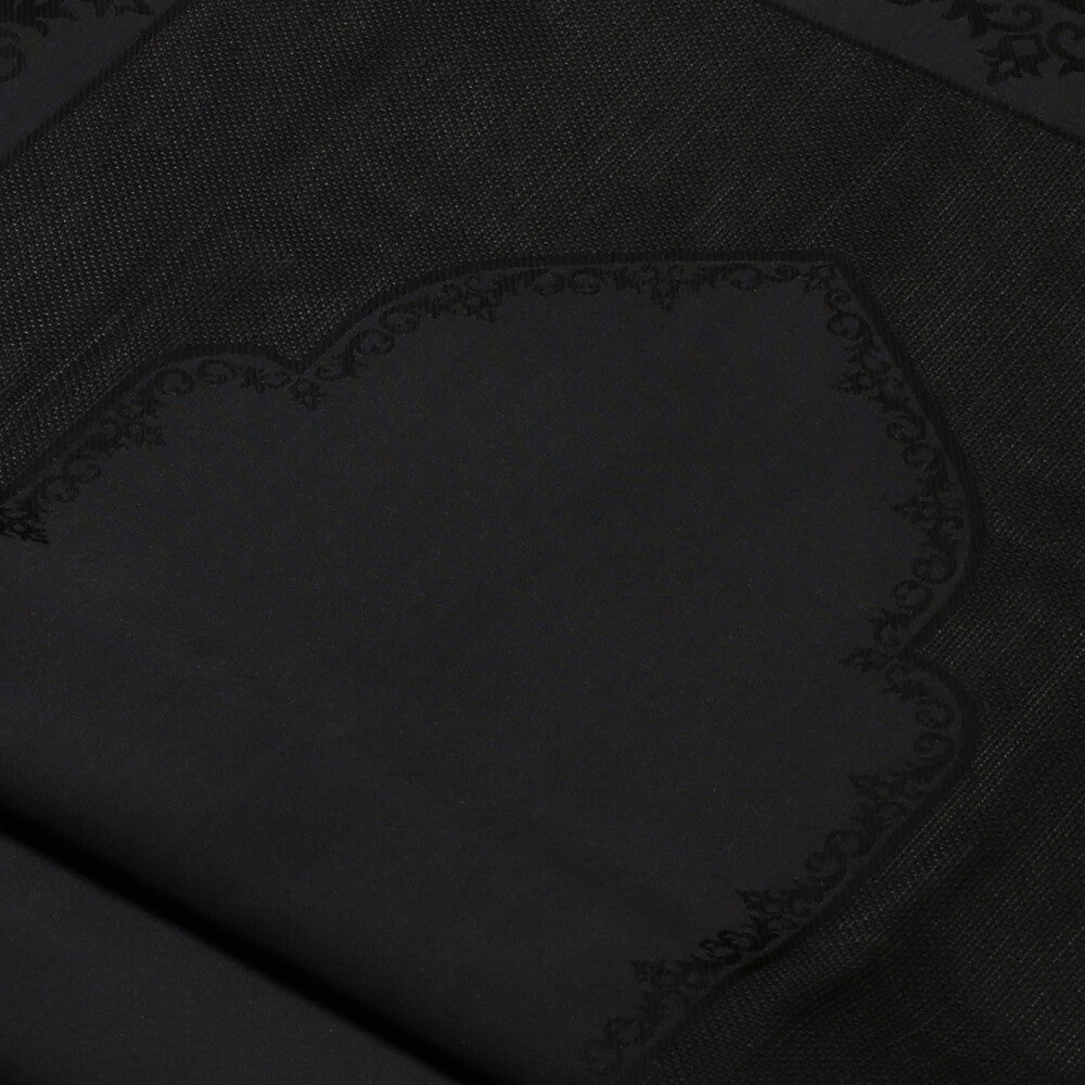 Loren Seccade Etamin Kumaşı 80x130 cm Siyah-06