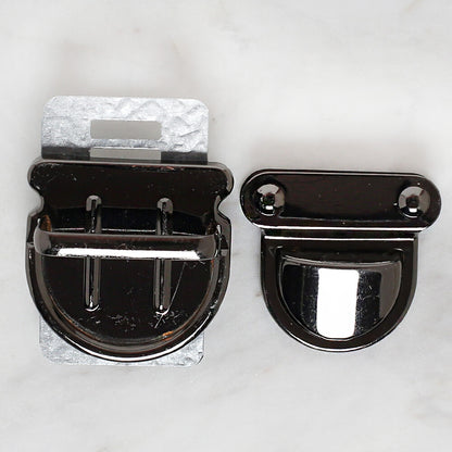 Loren Metal Çanta Kilidi Siyah