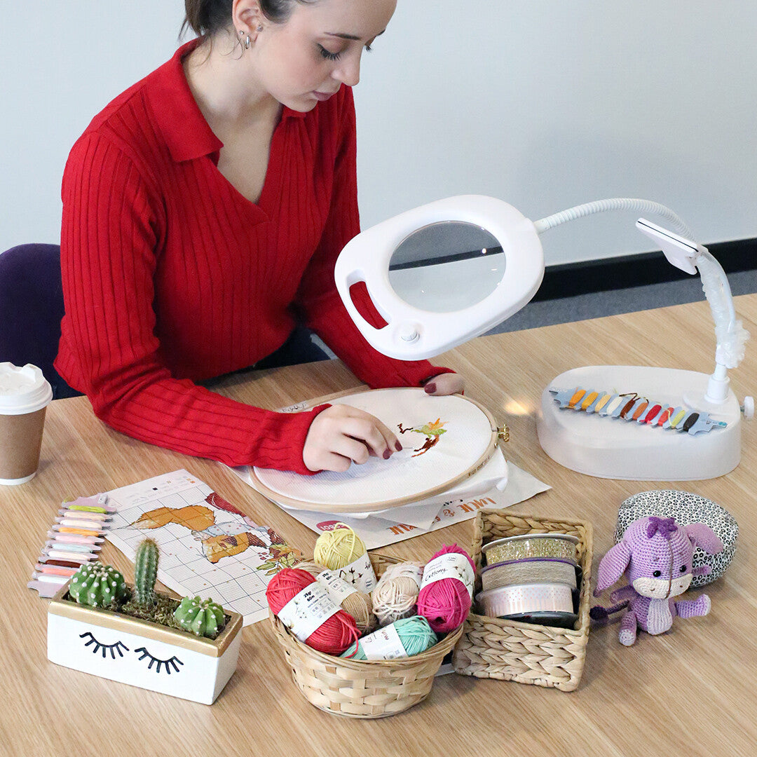 PURElite Led Işıklı Ayaklı Büyüteç