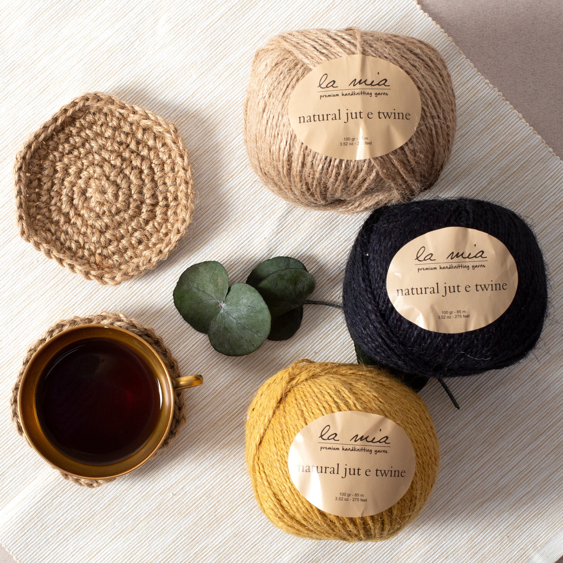 La Mia Natural Jute Twine 100 gr Jüt İp - L212