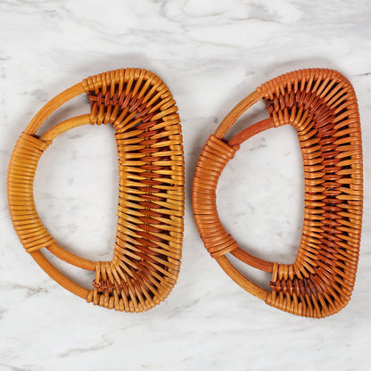 Loren Bambu Hardal Sarısı 2'li Çanta Sapı 