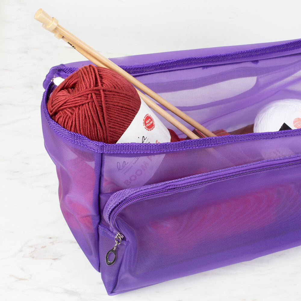 Loren Mor Örgü Çantası