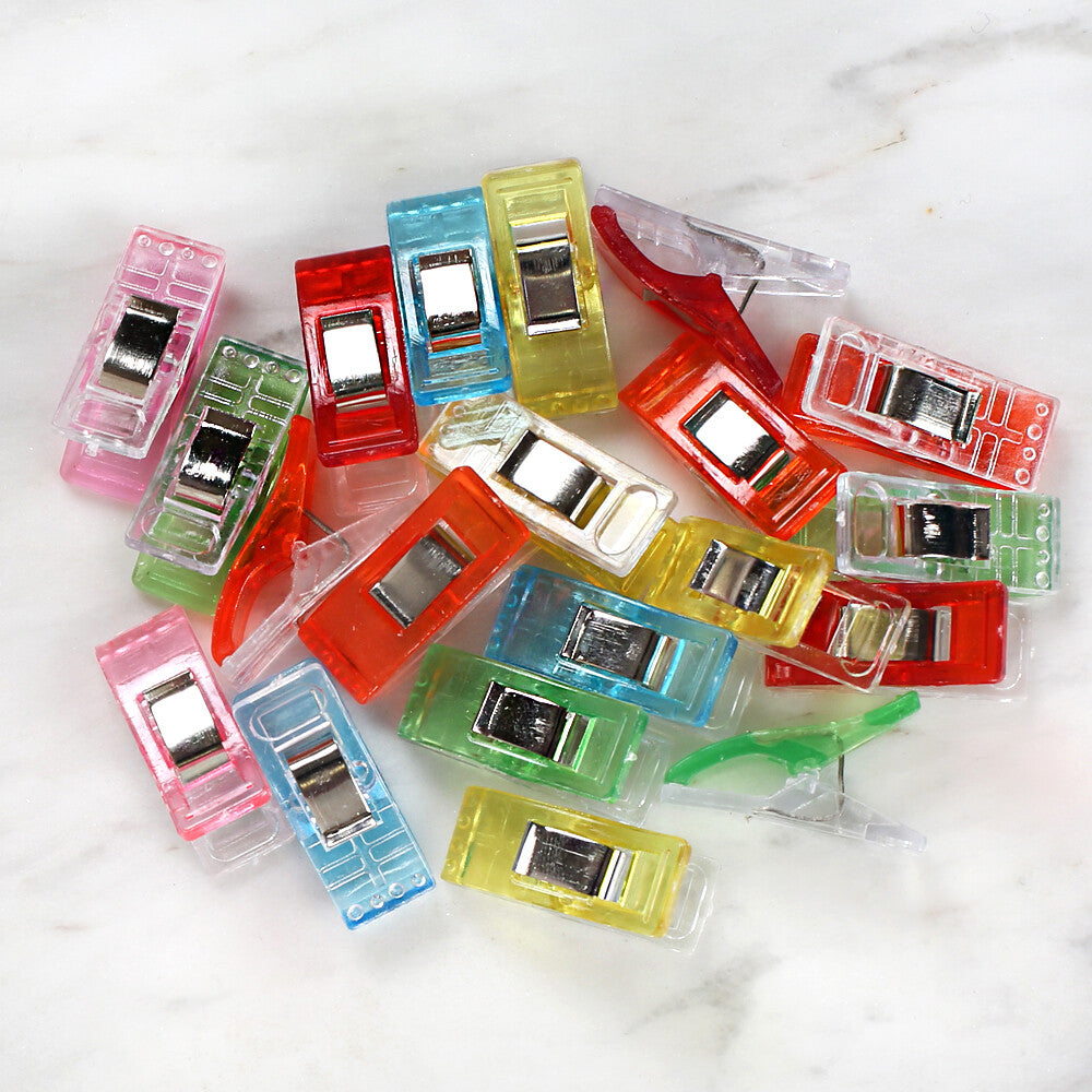 Loren Plastik renkli mandal küçük 20'li