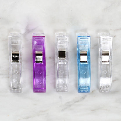 Loren Plastik renkli mandal büyük 5'li