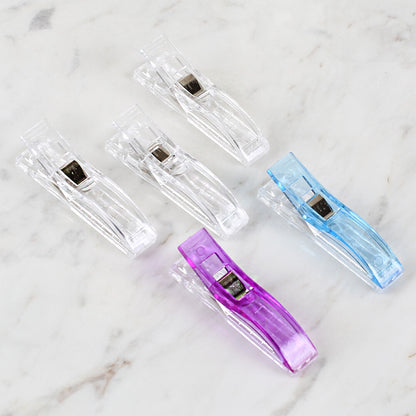 Loren Plastik renkli mandal büyük 5'li