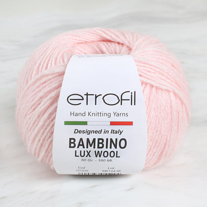 Etrofil Bambino Lux Wool Açık Pembe El Örgü İpliği - 70309