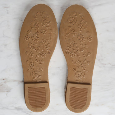 Loren Dar Hasır Espadril / Ayakkabı Tabanı 37 Numara Kahverengi