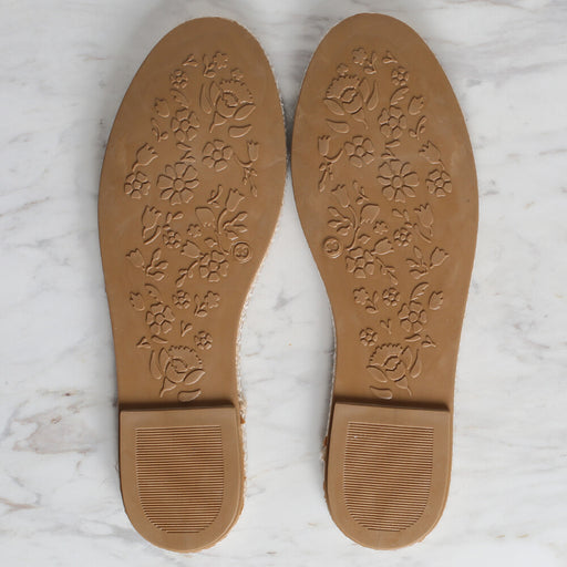 Loren Dar Hasır Espadril / Ayakkabı Tabanı 39 Numara Kahverengi