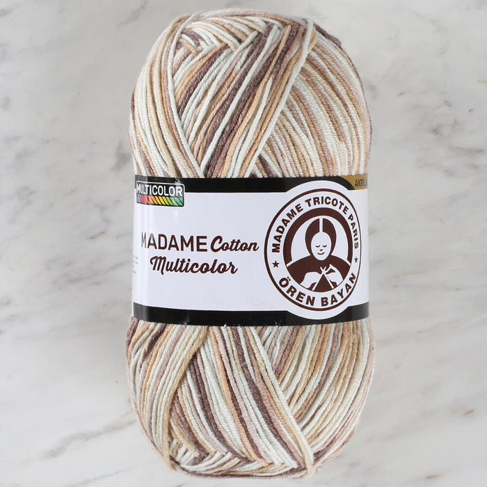 Örenbayan Madame Cotton Multicolor Ebruli El Örgü İpi -449