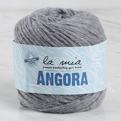 La Mia Angora 50gr Gri El Örgü İpi - L134