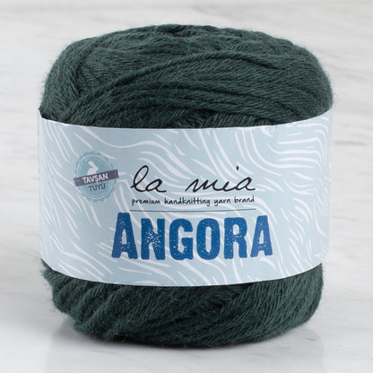 La Mia Angora 50gr. Koyu Yeşil El Örgü İpi - L131