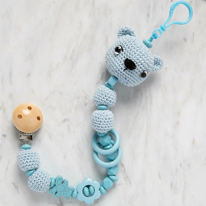Loren Crafts Yıldız Figürlü Ahşap Emzik Klipsi