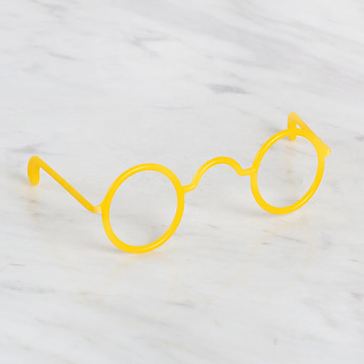 Loren Plastik Amigurumi Gözlük Sarı