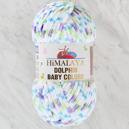 Himalaya Dolphin Baby Colors Kadife Ebruli El Örgü İpi - 80422