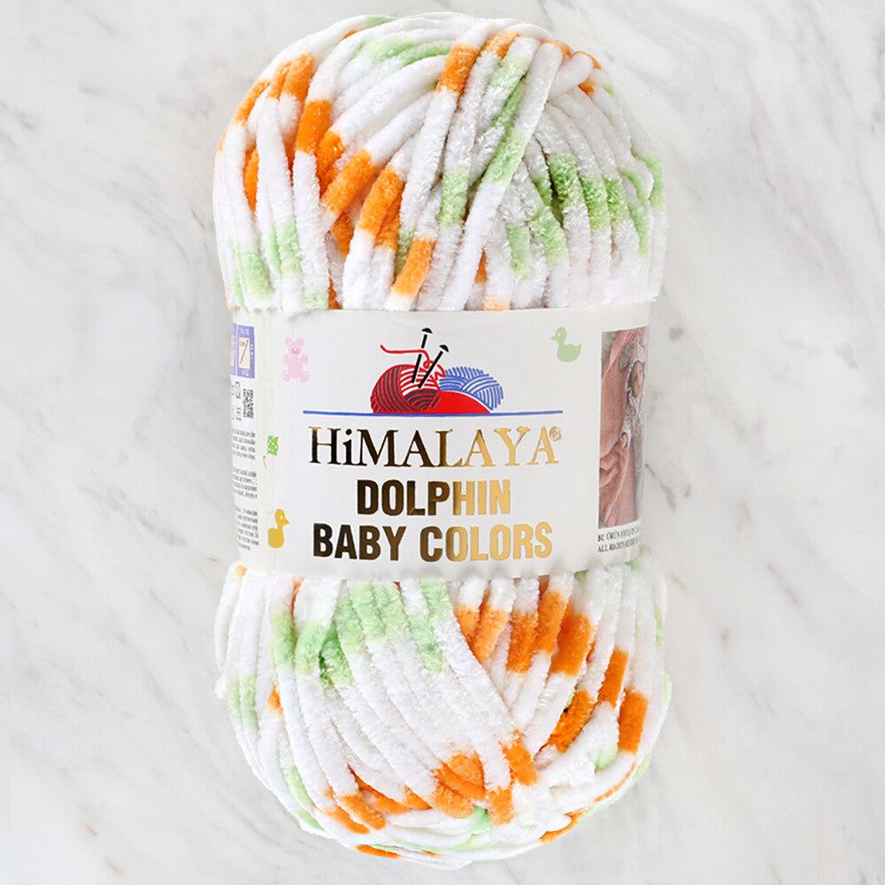 Himalaya Dolphin Baby Colors Kadife Ebruli El Örgü İpi -80401
