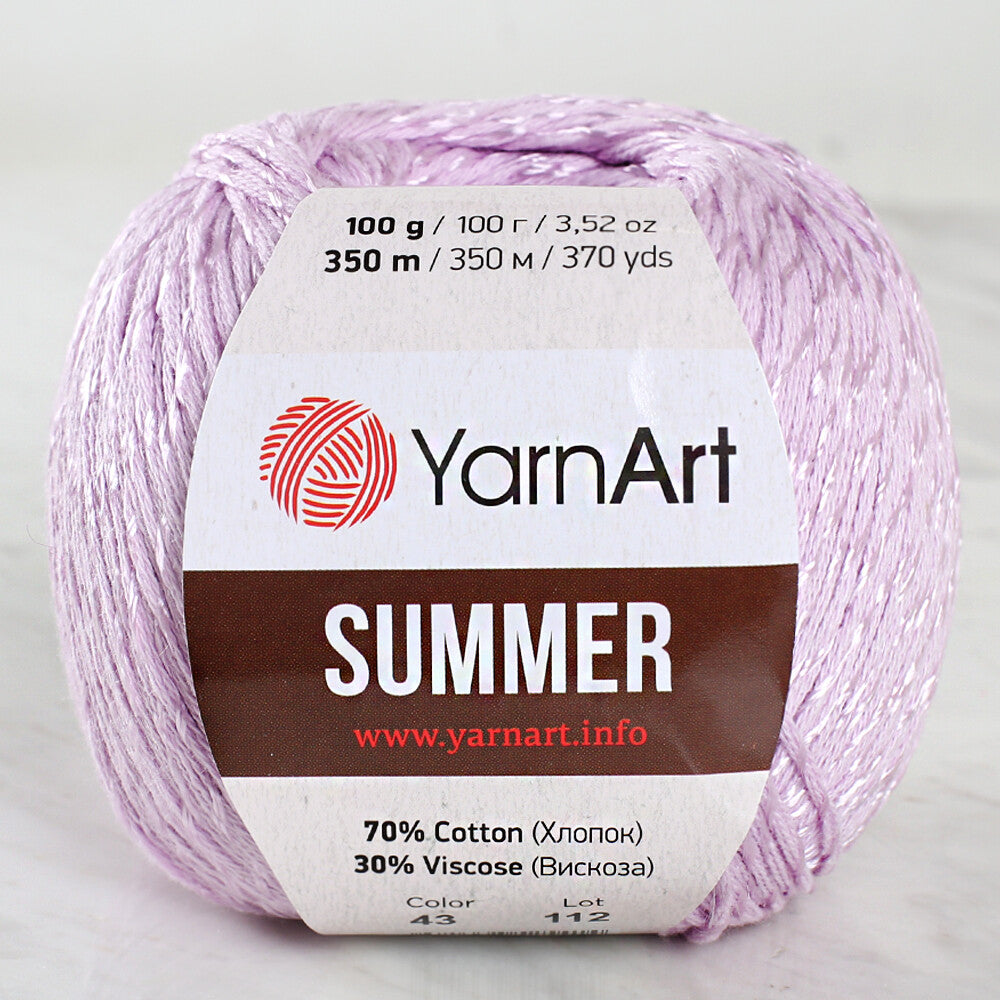 Yarnart Summer Lila El Örgü İpi - 43