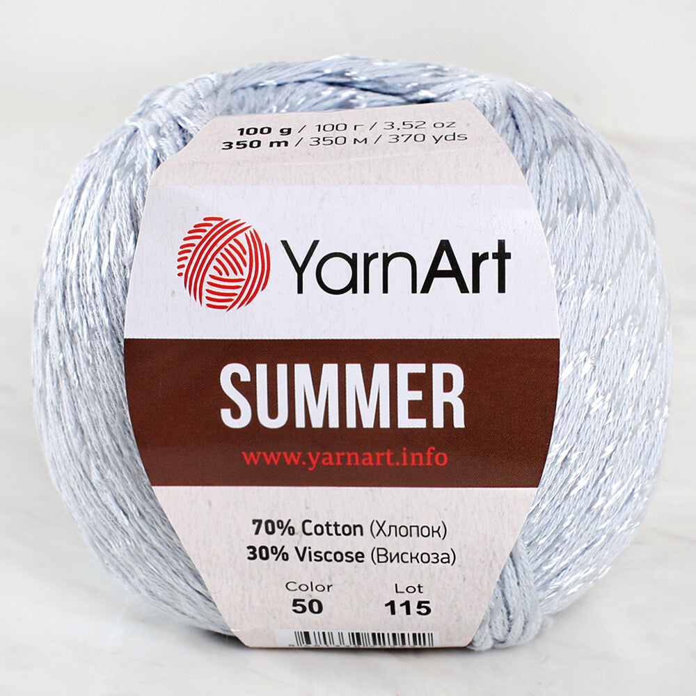 Yarnart Summer Gri El Örgü İpi - 50