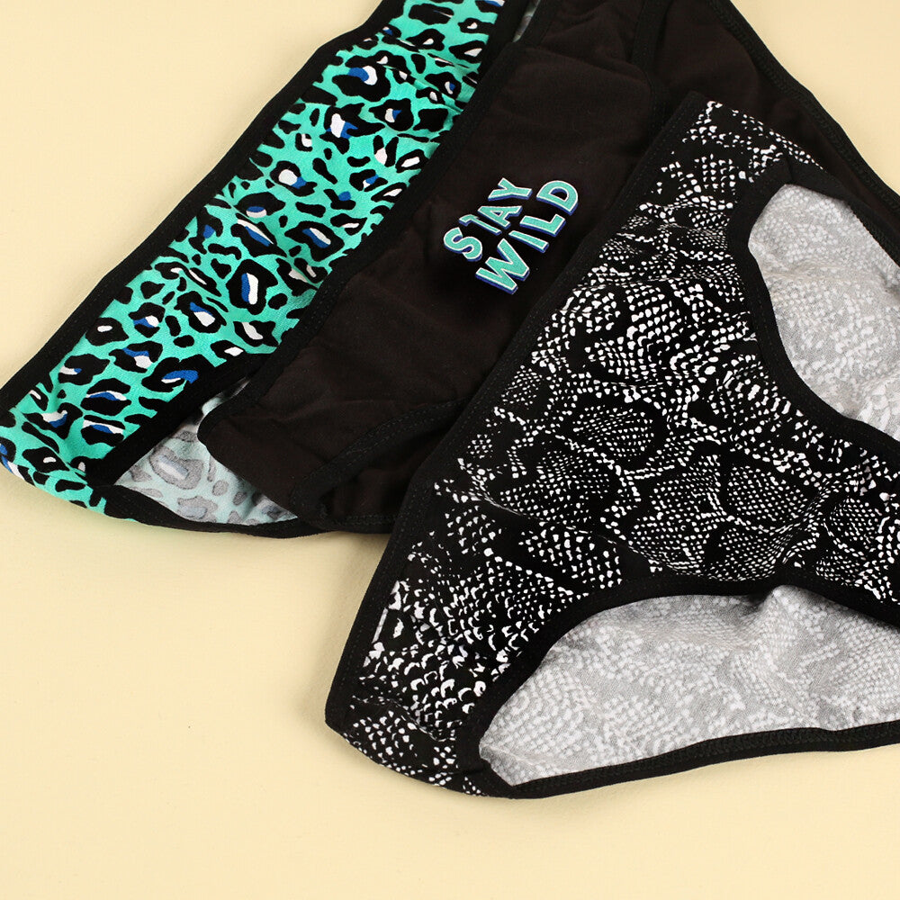 BERRAK 11370 BAYAN 3'LÜ KÜLOT STANDART - XL -