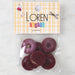 Loren Crafts 8'li Düğme Vişne - 1151