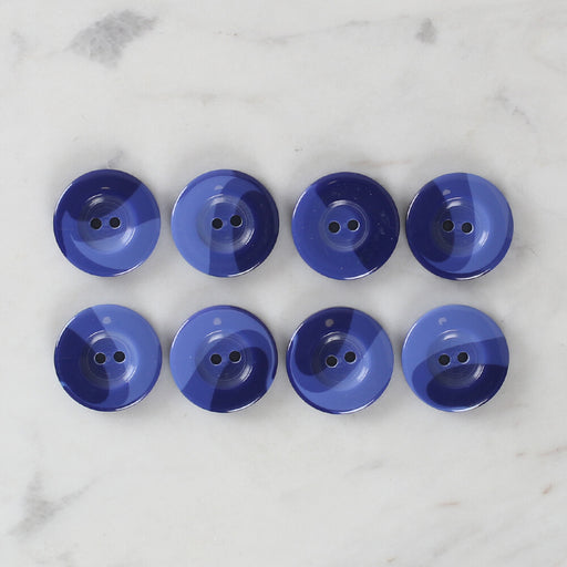 Loren Crafts 8'li Düğme Mavi - 1133