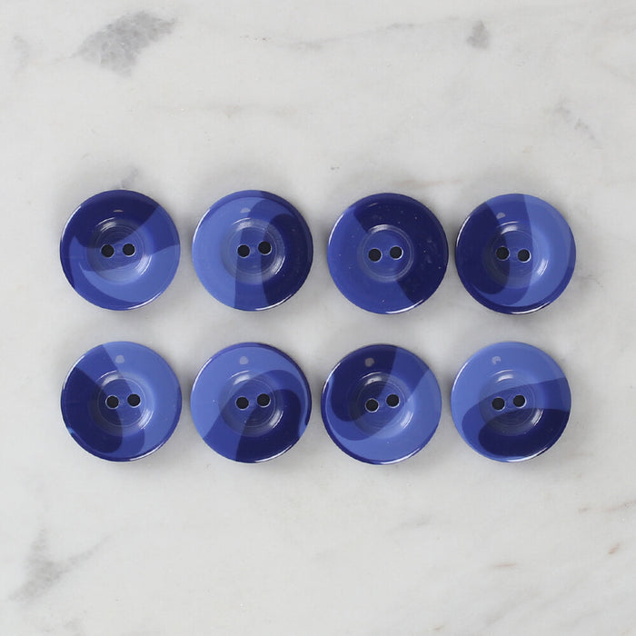 Loren Crafts 8'li Düğme Mavi - 1133