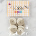 Loren Crafts 8'li Düğme Krem - 1131