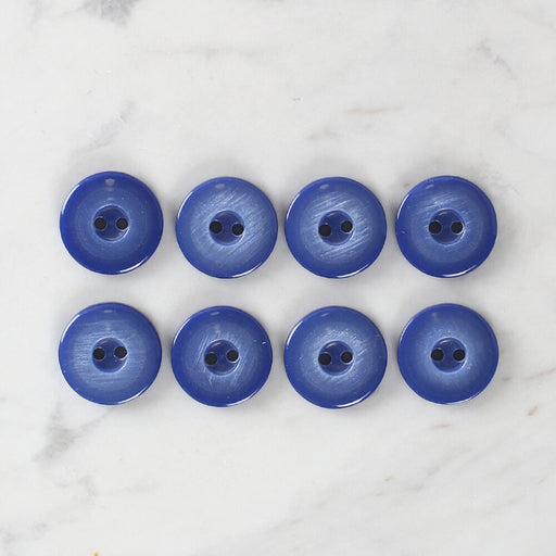 Loren Crafts 8'li Düğme Mavi - 1117