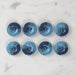 Loren Crafts 8'li Düğme Mavi - 1126