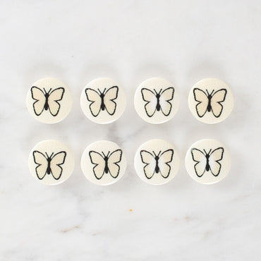 Loren Crafts 8'li Kelebek Düğme - 1222