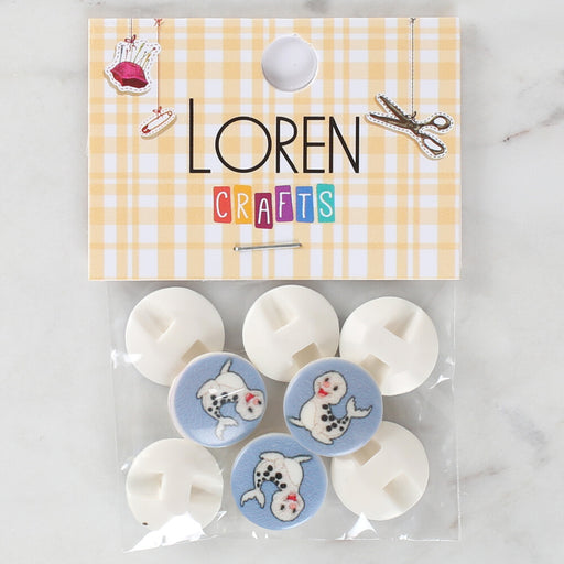 Loren Crafts 8'li Fok Düğme - 1246