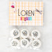 Loren Crafts 8'li Balık Düğme - 1155