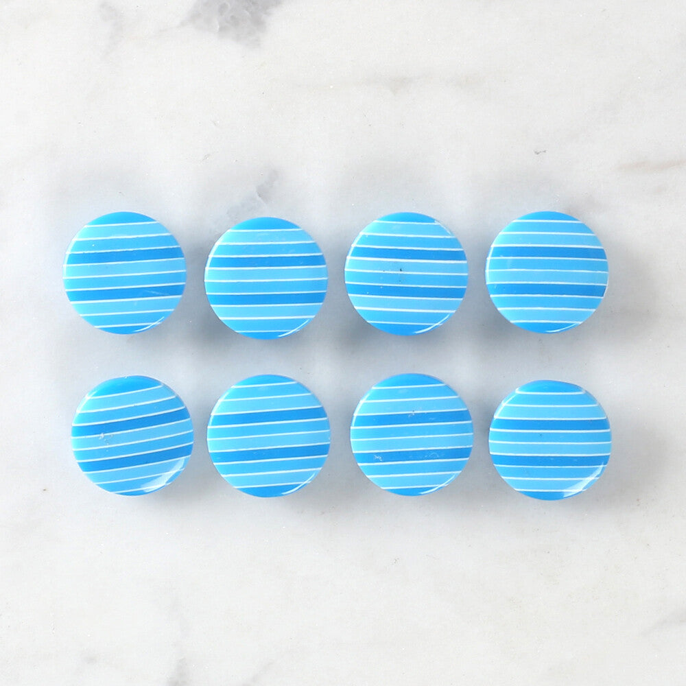 Loren Crafts 8'li Desenli Düğme - 1099