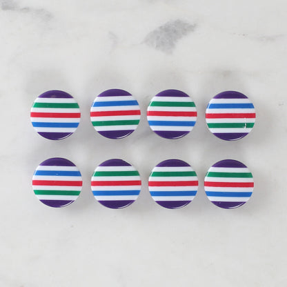 Loren Crafts 8'li Desenli Düğme - 1084