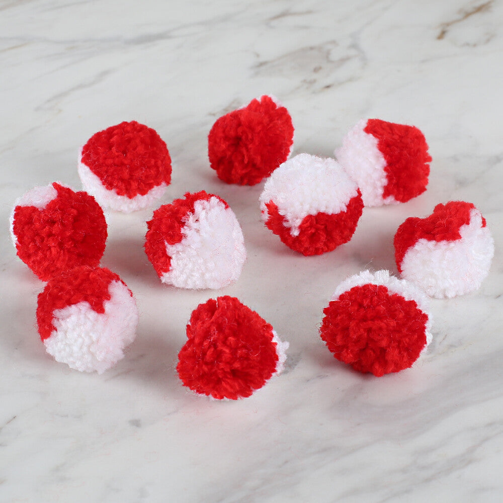 Loren Crafts 10'lu İkiz Pompon - DU0001