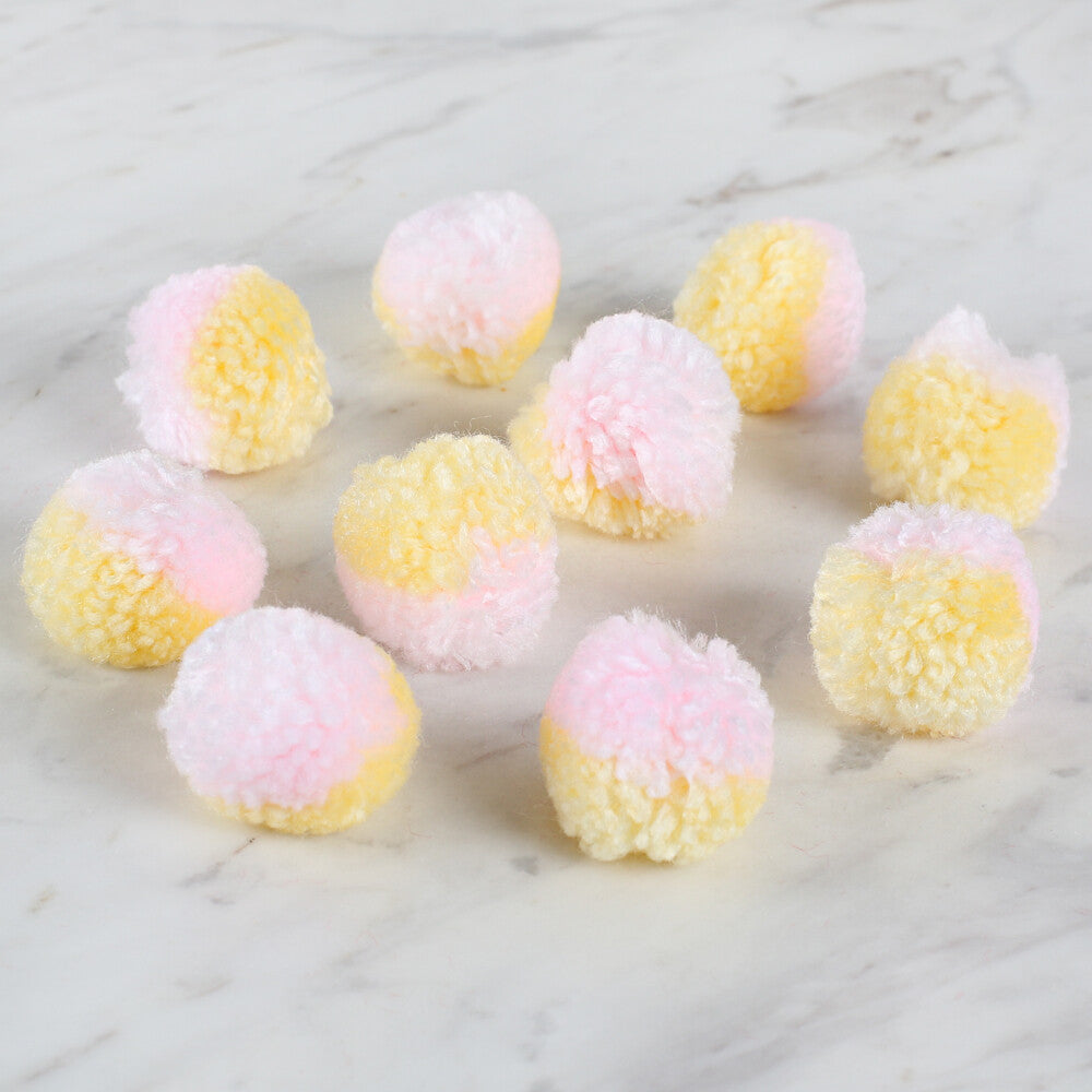 Loren Crafts 10'lu İkiz Pompon - DU0014