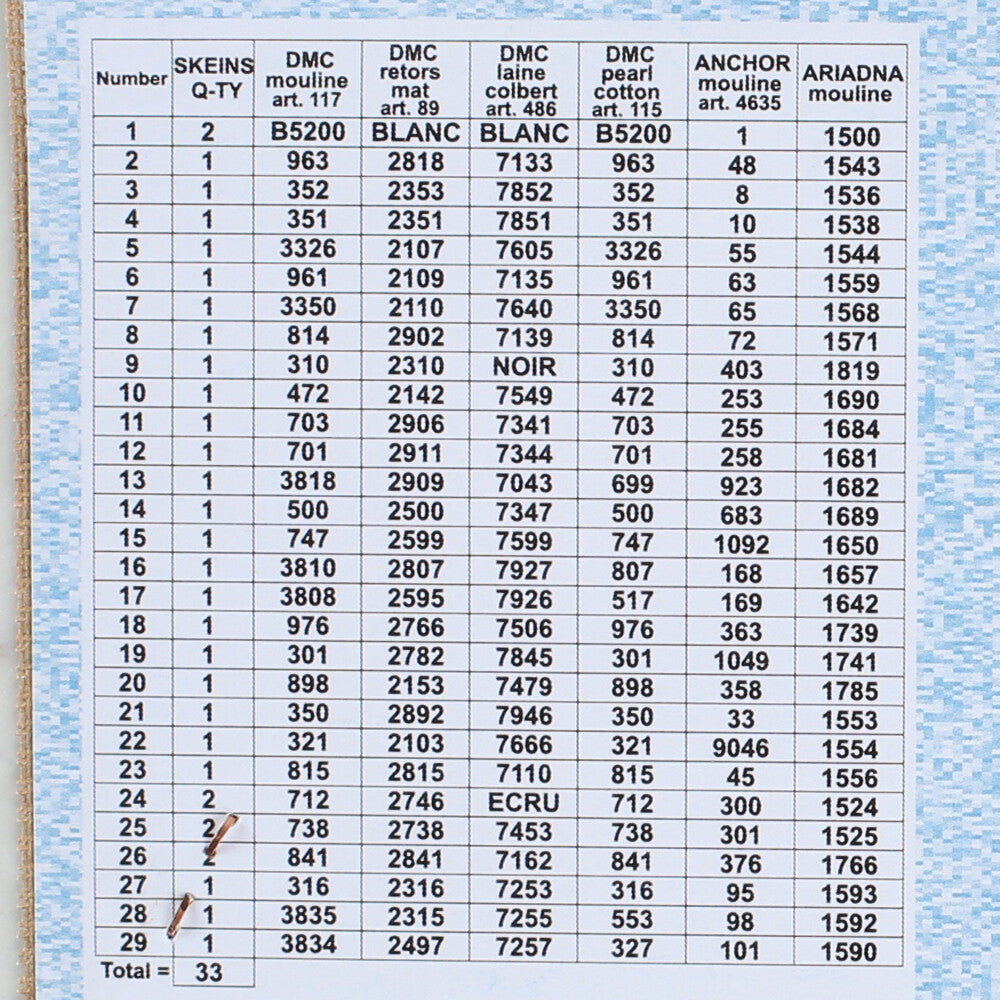 Orchidea 24x30 cm Roses İn A  Colorful Vase Baskılı Goblen 2399H